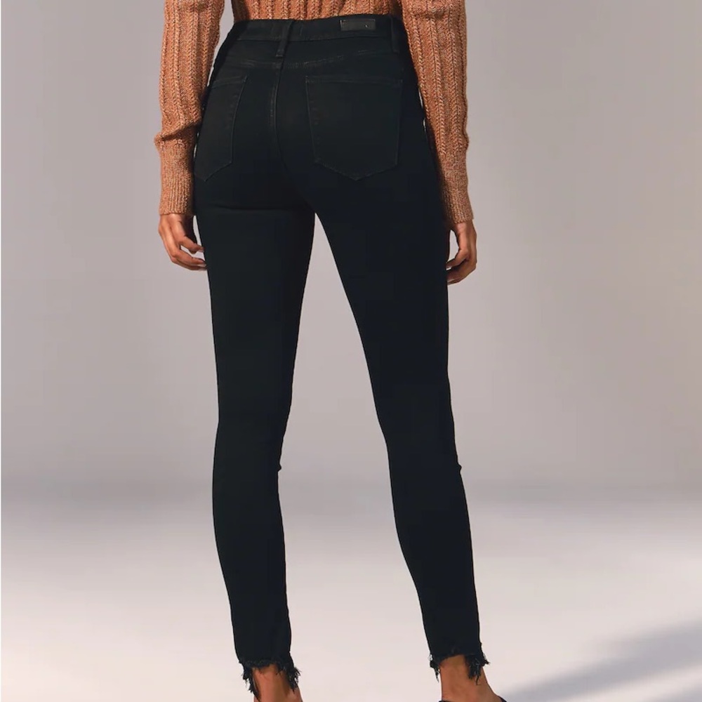 Abercrombie & Fitch The Super Skinny Ankle High Rise CURVE LOVE